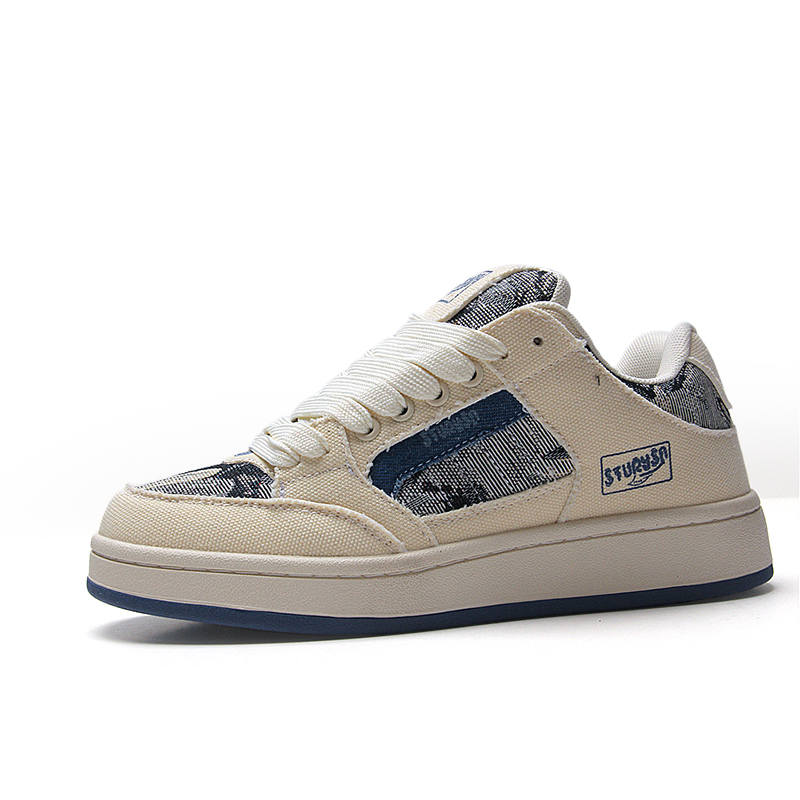 STUR YSN Low top Skateboard Shoes Unisex Denim Blue