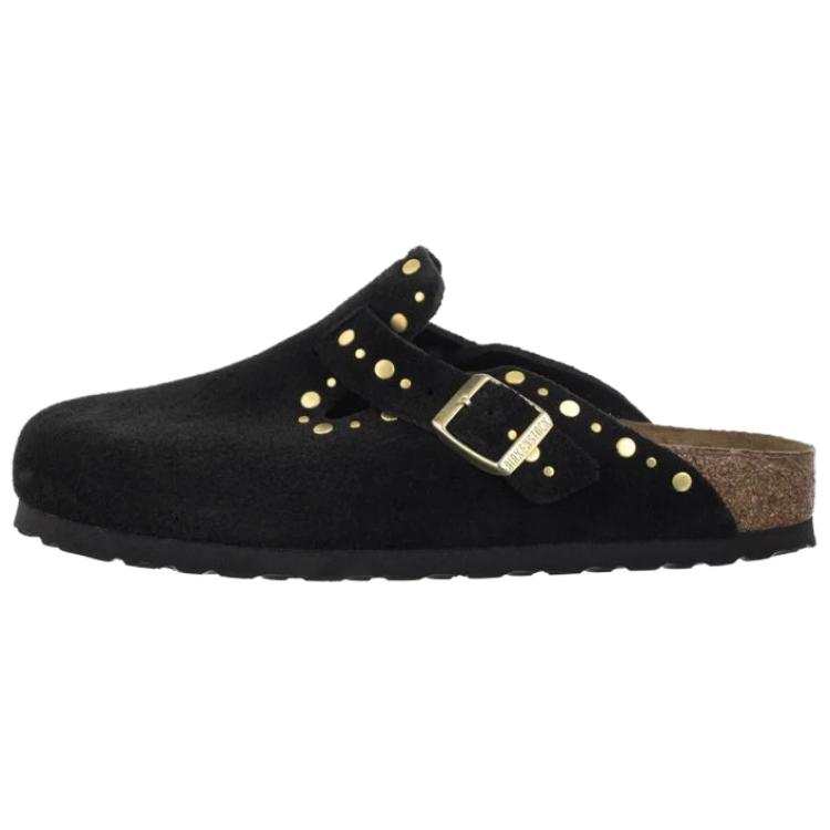Birkenstock Boston No Special Function Closed Toe Slippers Women's Black