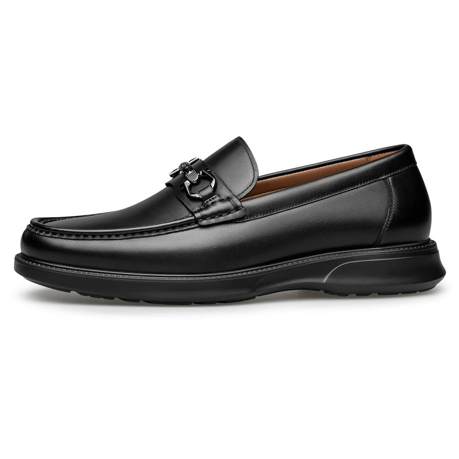 ZRO Cow Leather Business Men's Casual Shoes Men's Black/Coffee