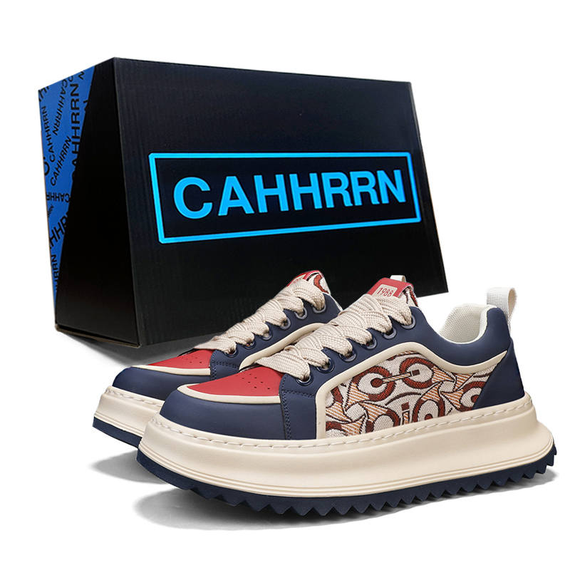 CAHHRRN Pu Abrasion Resistant Abrasion Resistant Low top Casual Shoes Men's