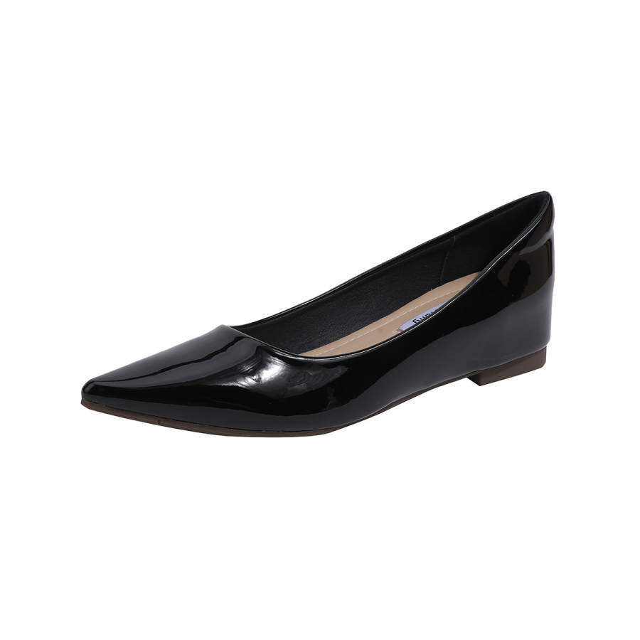 QITUMAUL Patent Leather Casual Shoes Women's