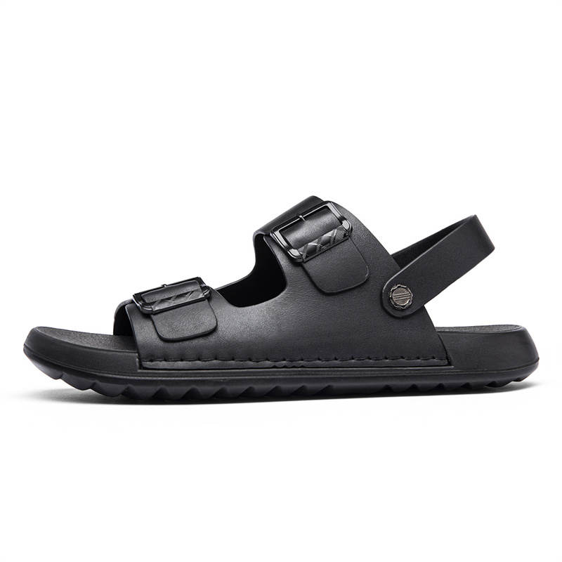 NAVIGARE Beach Sandals Men's Black/Khaki