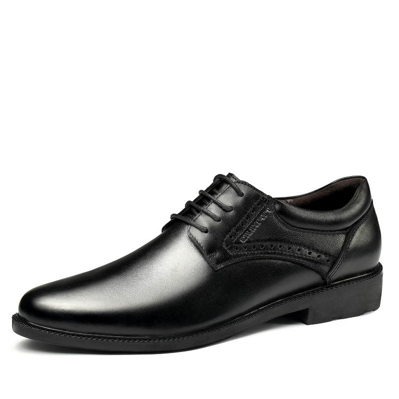DILIKAN Cow Leather Dress Shoes Men's Black