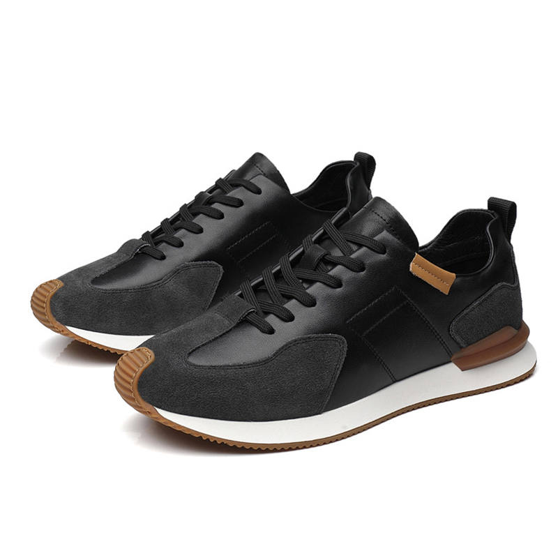 H2 H2 Cow Split Leather Low top Casual Shoes Men's