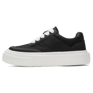 ZHENRAN Microfiber Leather Height Increasing Height Increasing Low top Skateboard Shoes Unisex