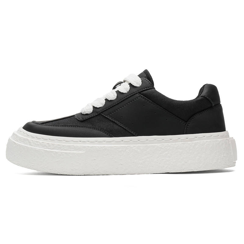 ZHENRAN ZHENRAN Microfiber Leather Height Increasing Height Increasing Low top Skateboard Shoes Unisex