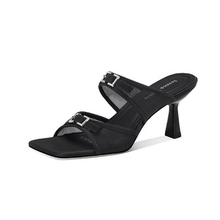 JESSICA SOPHIA Rhinestone Slide Slippers Women's