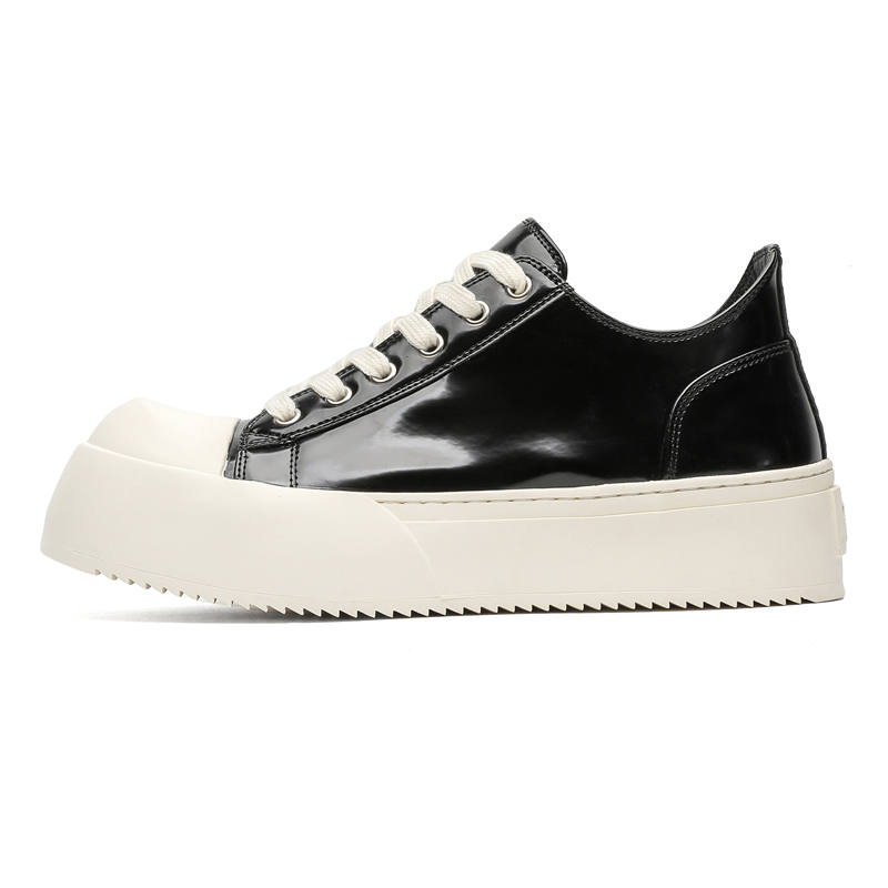 V05 V05 Microfiber Leather Low top Skateboard Shoes Unisex Black