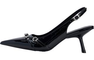 URBAN REVIVO Kitten And High Heels Women's Black