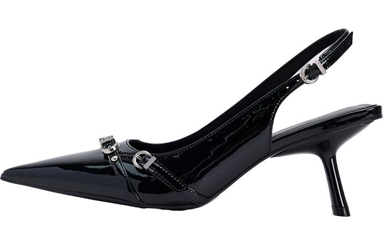 URBAN REVIVO Kitten And High Heels Women's Black