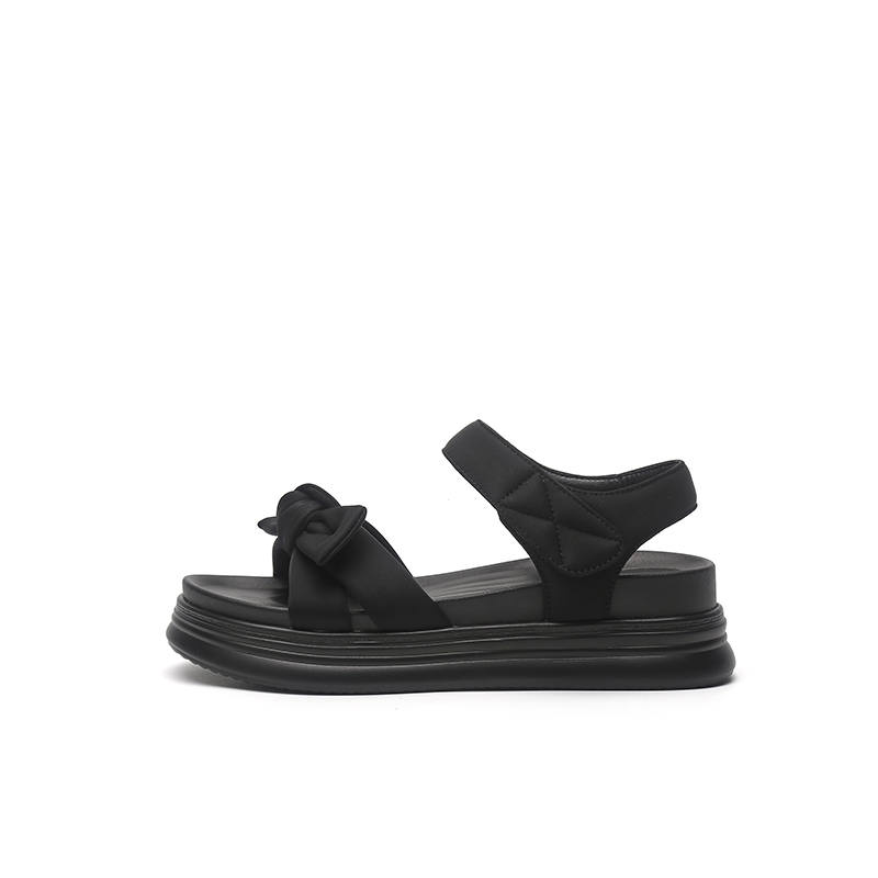 DAPHNE DAPHNE Fabric One Strap Sandals 3cm Women's