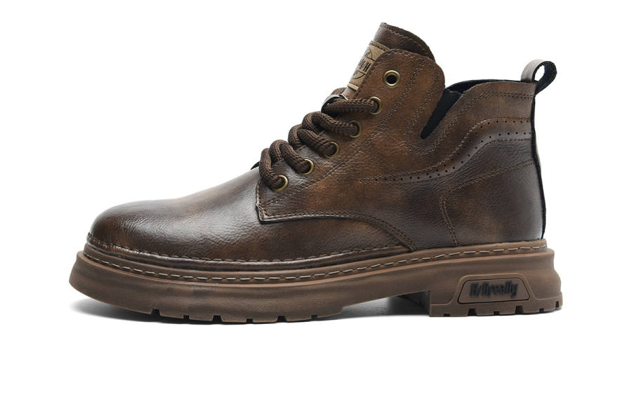 HLA HLA Combat Boots Men's Black/Brown/Bronze