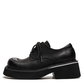 1997K Leather Casual Shoes Unisex Black