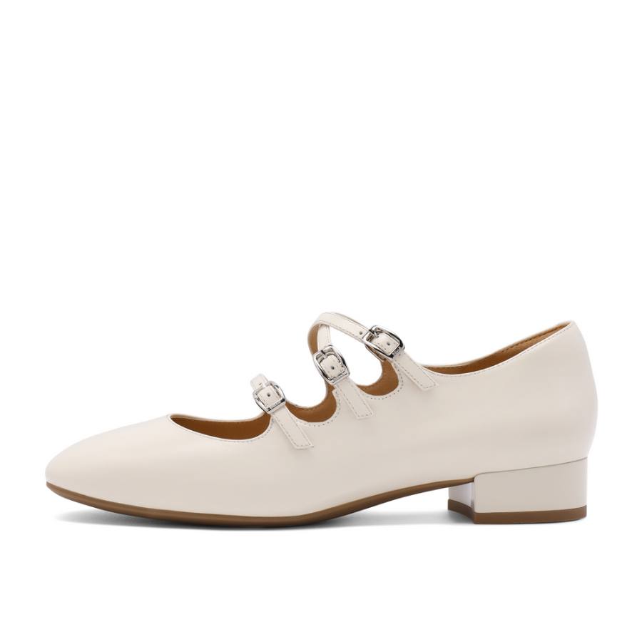 BELLE Chunky Heel Mary Jane Shoes 2cm Women's