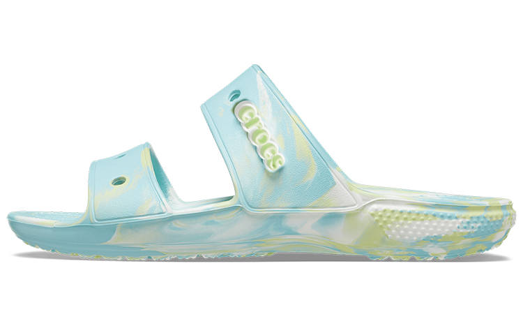 Crocs Classic Casual Fashion Unisex Blue Green Slippers 'Blue Green'