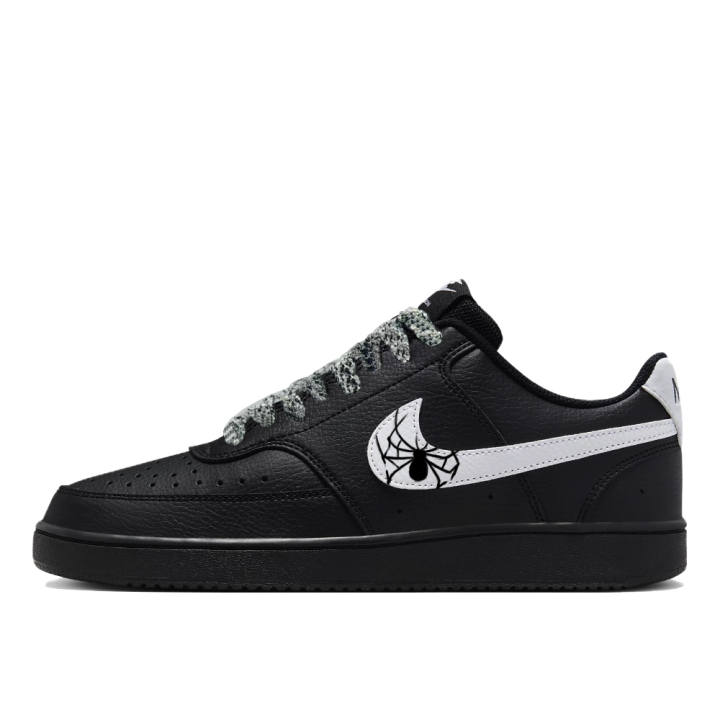 Nike Nike Court Vision 1 Spiderweb Dark Edge Abrasion Resistant Low top Skateboard Shoes Unisex Black