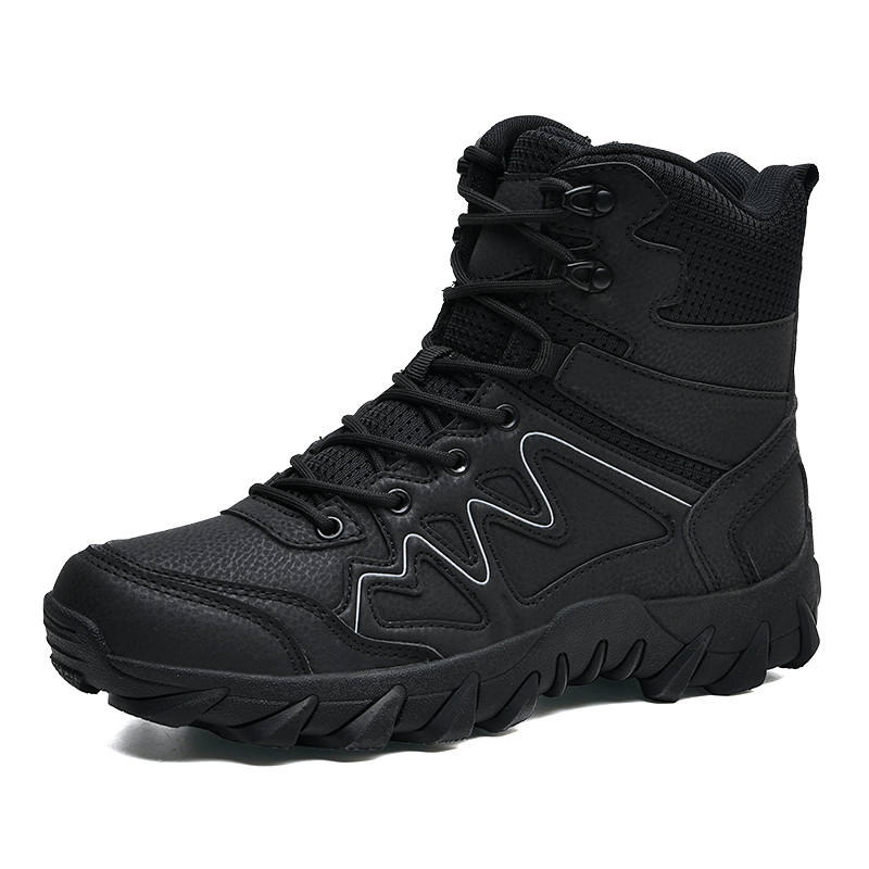Medd Medd Combat Boots Men's Black/Sand