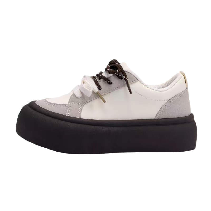 Alxnan Low top Skateboard Shoes Women's White Gift Box Set