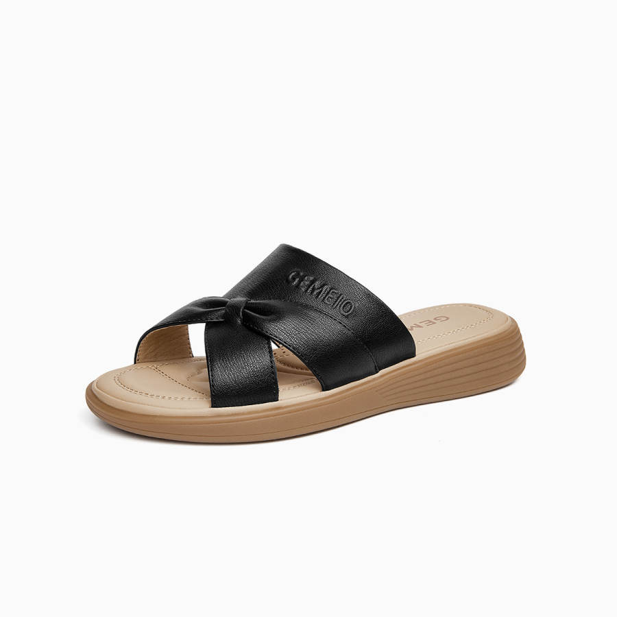 GEMEIQ GEMEIQ Slide Slippers Women's Black, White