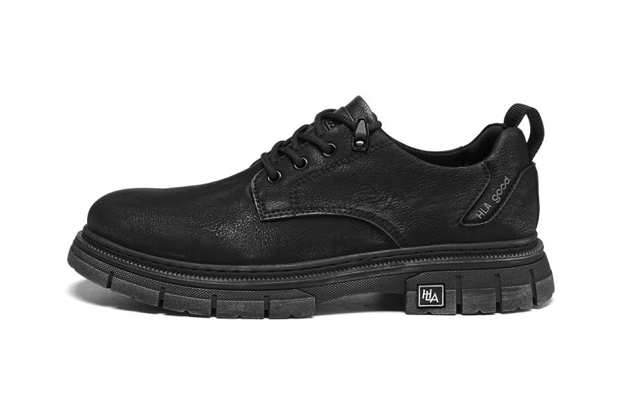 HLA Fashion Work Boots, Skateboard Shoes, Casual Platform, Bai Ta Men's
