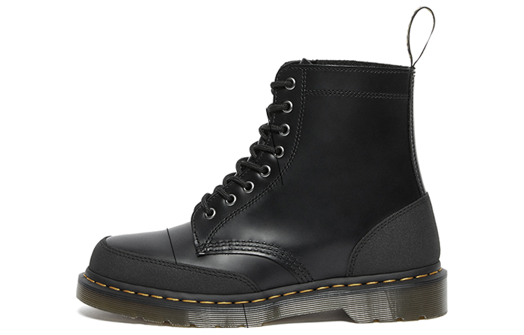 Dr.Martens Dr. Martens 1460 Guard Panel Leather Lace Up Boots 'Black'