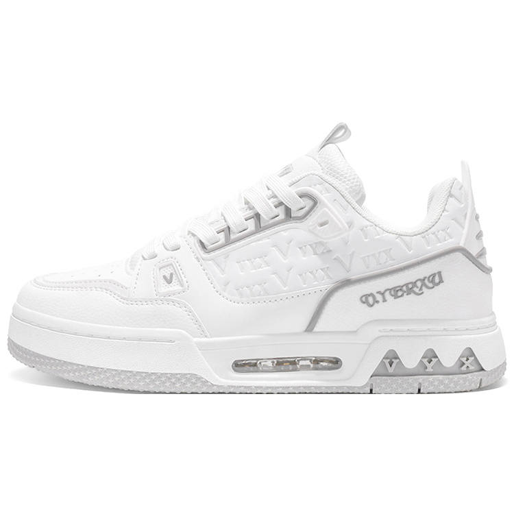 V.YERXU Air Trainer Versatile Casual Air Force 1 Shiro Shoes Low top Skateboard Shoes Unisex