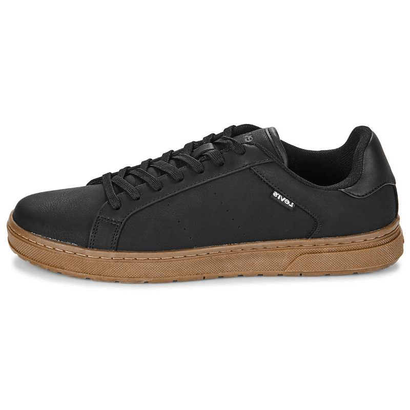 Levis Pu Low top Skateboard Shoes Men's Black