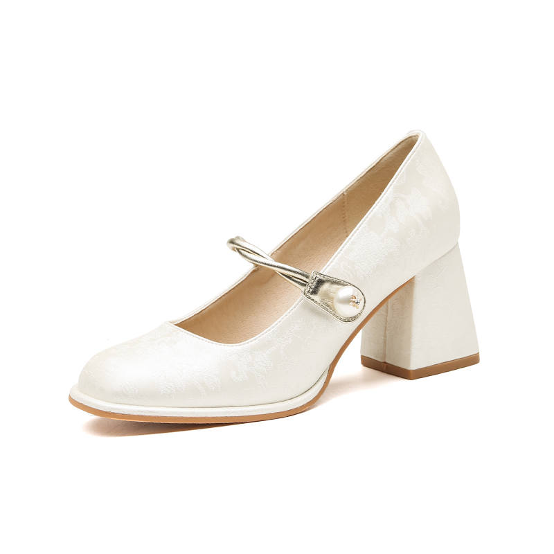 ZUOMILUO Chunky Heel Mary Jane Shoes Women's