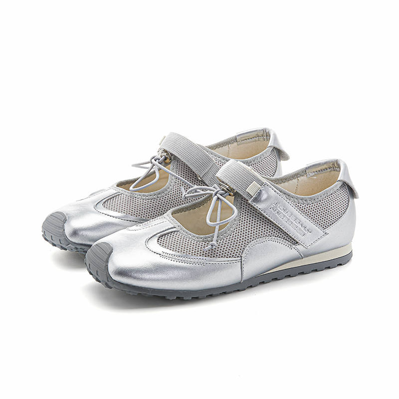 CHIBANG Cow Split Leather Lightweight Low top Casual Shoes Women's