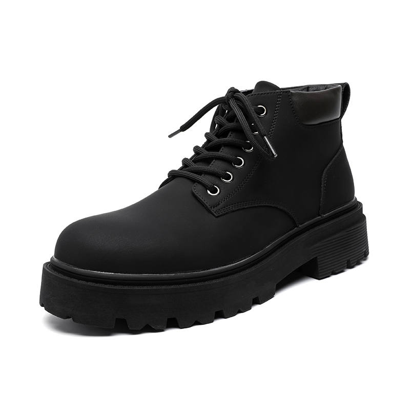 V ZERO FIVE V ZERO FIVE Short Combat Boots 3.5CM Men's