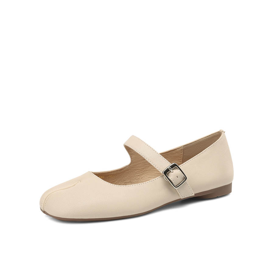 BOERDIQI Sheepskin Flat Mary Jane 1.3cm Women's