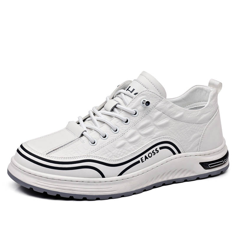 GIHO Cow Split Leather Low top Casual Shoes Men's