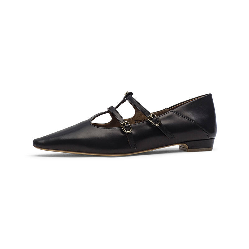 Coup De Foudre Cow Leather Casual Shoes 2cm Women's