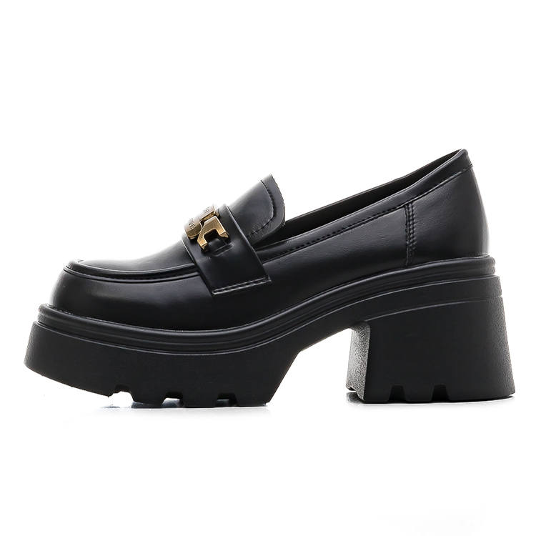 La Chapelle Pu Loafers 7cm Women's