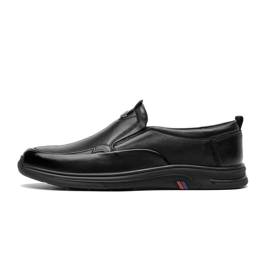 Spider King Cow Leather Casual Shoes Men's Black