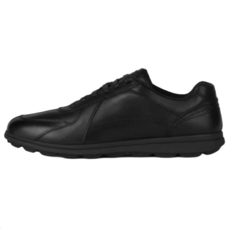 GEOX Cow Leather Low top Casual Shoes Men's Black