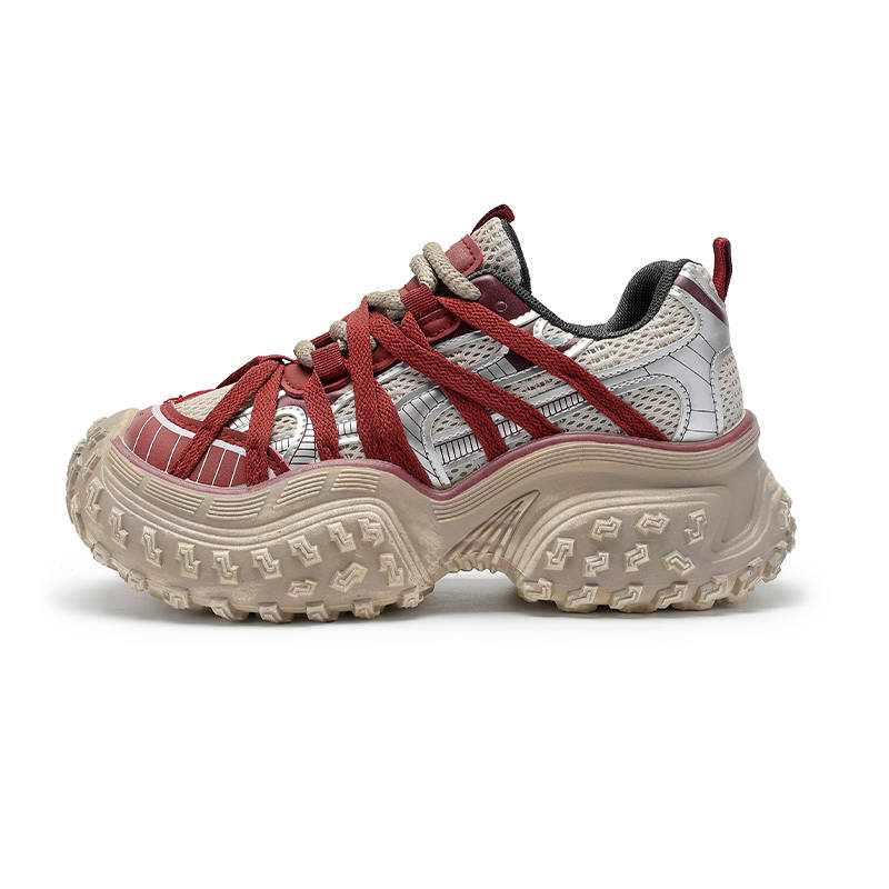 MOMGOG Pu Low top Chunky Sneakers Women's