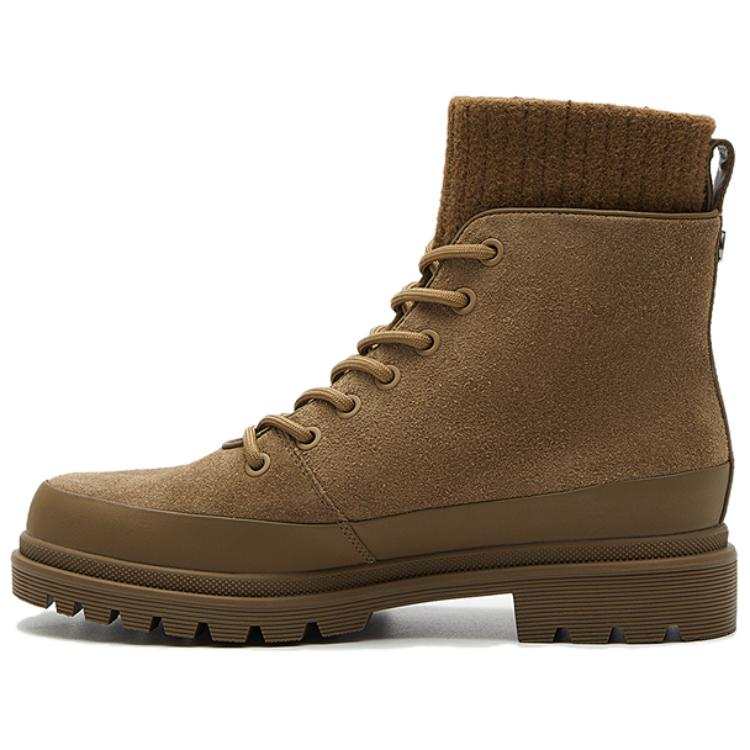 LE SAUNDA Le Saunda Cow Split Leather Short Combat Boots Women's