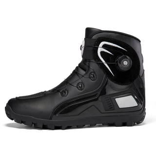 ENRICO COVERI Cycling Shoes Men's High Top Black Rice/Black Yellow