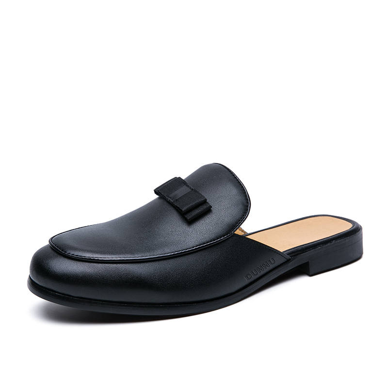 DUNNU DUNNU Rubber Sole Closed Toe Slippers Men's