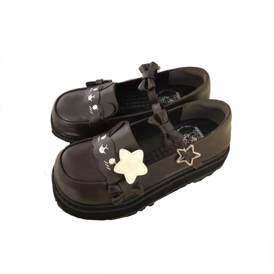 Medd Microfiber Leather Platform Fashion Mary Jane Shoes Women's Brown Shades