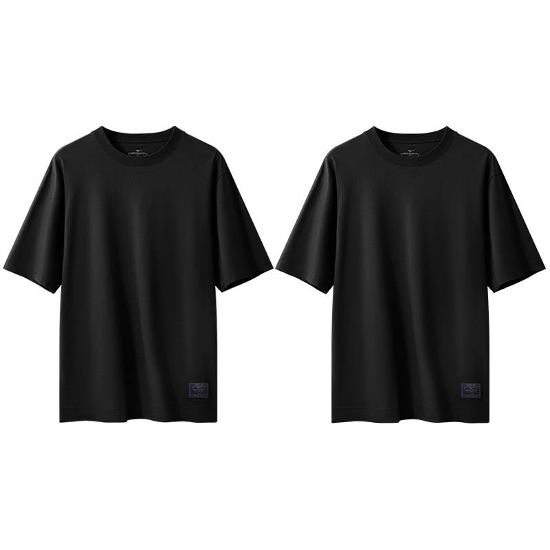 SEPTWOLVES SEPTWOLVES Pajama Top Men's 2 Pack Black