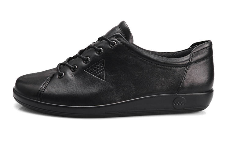 Ecco Soft Cool Casual Low top Stylish Skateboarding Shoes Women's Black