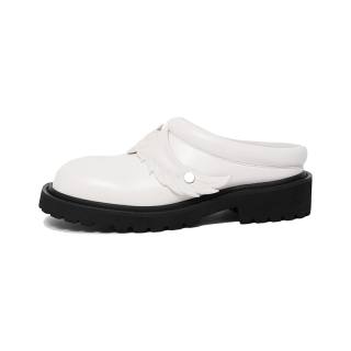 SYMBOLS OF LIGHT Quiet Closed Toe Slippers Women's Ivory White