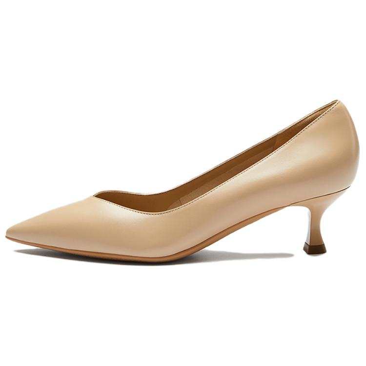 Le Saunda Sheepskin Slim Heel High Heels 5.5cm Women's