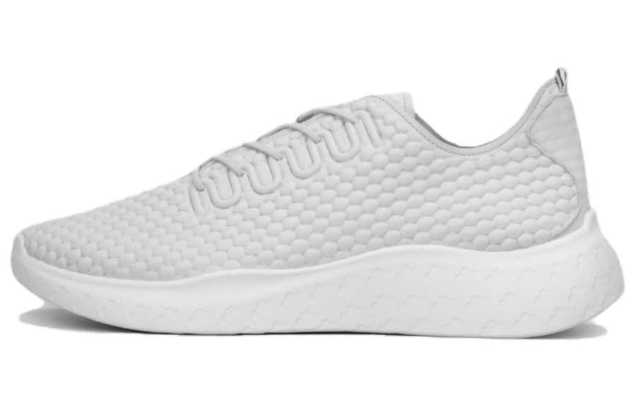 Ecco Ecco Leather Low top Casual Shoes Men's Gray White