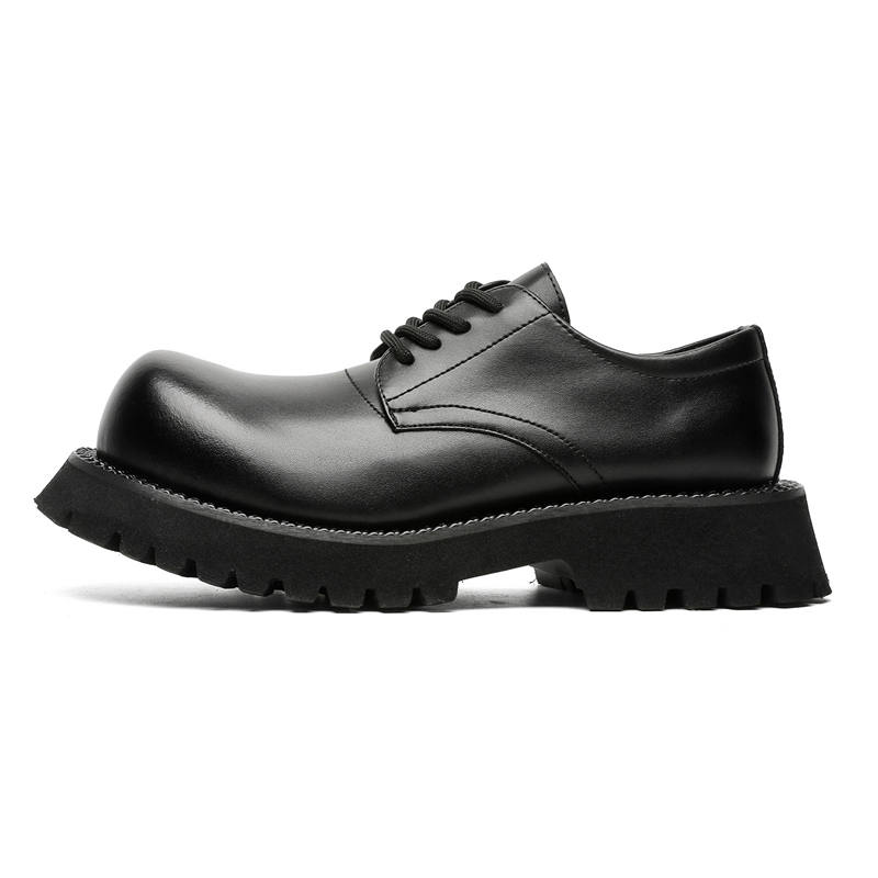 CHILANG CHILANG Microfiber Leather Casual Shoes Men's Black