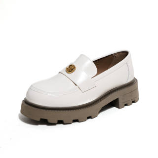 Ouumeis Loafers Women's Ecru/Black