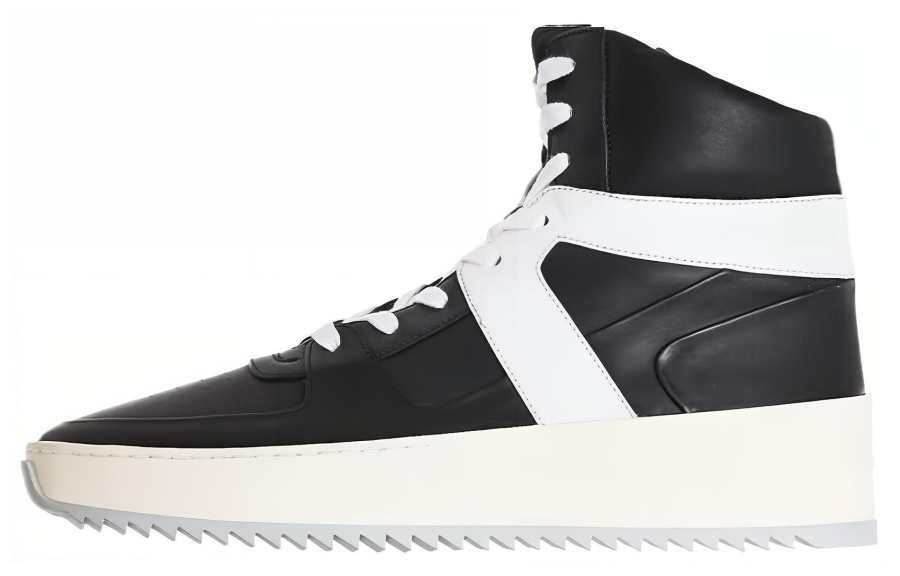 Fear Of God Leather High top Casual Shoes Men's Black