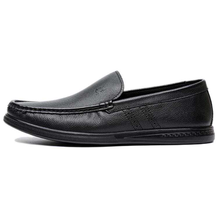 Spider King Cow Leather Casual Shoes Men's Black